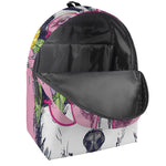 Hippie Siberian Husky Print Backpack
