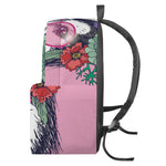 Hippie Siberian Husky Print Backpack