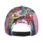 Hippie Siberian Husky Print Baseball Cap
