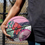 Hippie Siberian Husky Print Basketball