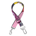 Hippie Siberian Husky Print Dog Seat Belt