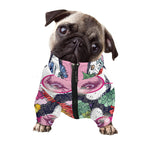 Hippie Siberian Husky Print Dog Zip Up Jacket
