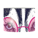 Hippie Siberian Husky Print Drum Lamp Shade