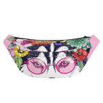 Hippie Siberian Husky Print Fanny Pack