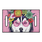 Hippie Siberian Husky Print Golf Cart Seat Cover