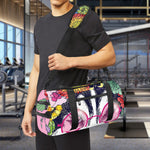Hippie Siberian Husky Print Gym Bag