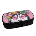 Hippie Siberian Husky Print Insulin Cooler Travel Case