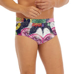 Hippie Siberian Husky Print Men's Briefs