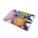 Hippie Siberian Husky Print Pet Cooling Mat Cover