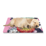 Hippie Siberian Husky Print Pet Cooling Mat Cover