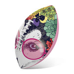 Hippie Siberian Husky Print Rugby Ball