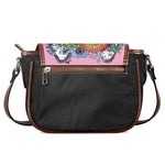 Hippie Siberian Husky Print Saddle Bag