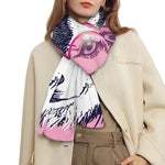 Hippie Siberian Husky Print Scarf