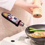 Hippie Siberian Husky Print Skillet Handle Cover