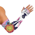 Hippie Siberian Husky Print Sun Protection Arm Sleeves