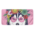 Hippie Siberian Husky Print Towel