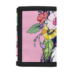 Hippie Siberian Husky Print Trifold Wallet