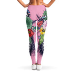 Hippie Siberian Husky Print Women's Leggings