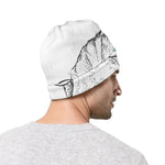 Hipster Beagle With Glasses Print Beanie