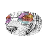 Hipster Beagle With Glasses Print Car Side Mirror Covers