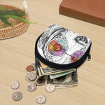 Hipster Beagle With Glasses Print Coin Purse