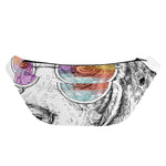 Hipster Beagle With Glasses Print Fanny Pack