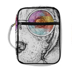 Hipster Beagle With Glasses Print Front Pocket Bible Bag