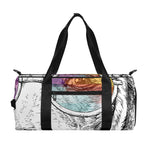 Hipster Beagle With Glasses Print Gym Bag