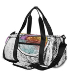 Hipster Beagle With Glasses Print Gym Bag