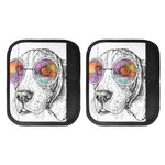 Hipster Beagle With Glasses Print Handle Covers