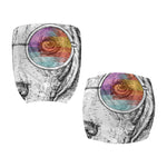 Hipster Beagle With Glasses Print Office Chair Cover