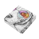 Hipster Beagle With Glasses Print Outdoor Seat Cushion Cover