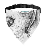 Hipster Beagle With Glasses Print Over The Collar Dog Bandana