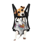 Hipster Beagle With Glasses Print Pet Carrier Backpack