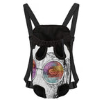 Hipster Beagle With Glasses Print Pet Carrier Backpack
