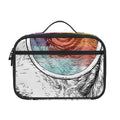 Hipster Beagle With Glasses Print Portable Lunch Bag