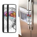 Hipster Beagle With Glasses Print Refrigerator Handle Covers