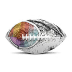 Hipster Beagle With Glasses Print Rugby Ball