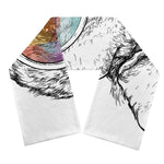 Hipster Beagle With Glasses Print Scarf