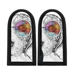 Hipster Beagle With Glasses Print Skillet Handle Cover