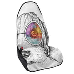 Hipster Beagle With Glasses Print Waterproof Car Seat Cover