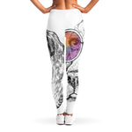 Hipster Beagle With Glasses Print Women's Leggings