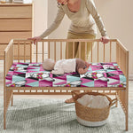 Hipster Chihuahua Pattern Print Baby Crib Sheet