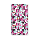 Hipster Chihuahua Pattern Print Baby Crib Sheet