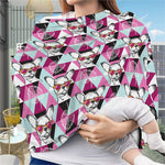 Hipster Chihuahua Pattern Print Baby Seat Cover