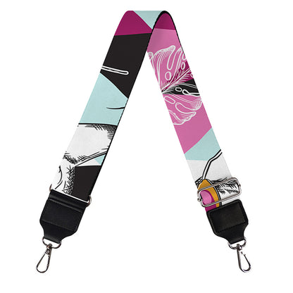 Hipster Chihuahua Pattern Print Bag Strap