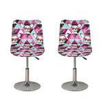 Hipster Chihuahua Pattern Print Bar Stool Covers
