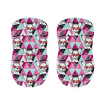 Hipster Chihuahua Pattern Print Bar Stool Covers