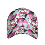 Hipster Chihuahua Pattern Print Baseball Cap