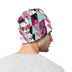 Hipster Chihuahua Pattern Print Beanie